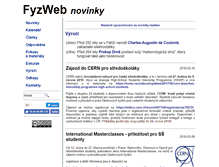 Tablet Screenshot of fyzweb.cz